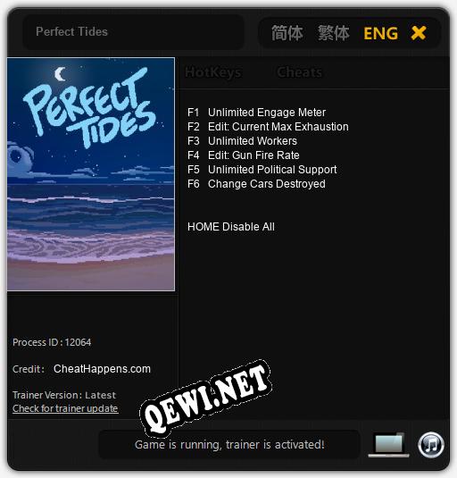 Perfect Tides: Трейнер +6 [v1.8]
