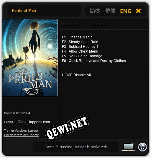 Perils of Man: Читы, Трейнер +6 [CheatHappens.com]
