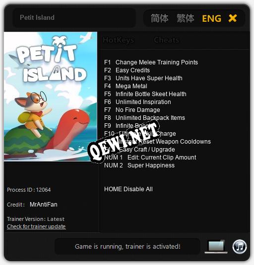 Petit Island: Трейнер +14 [v1.6]
