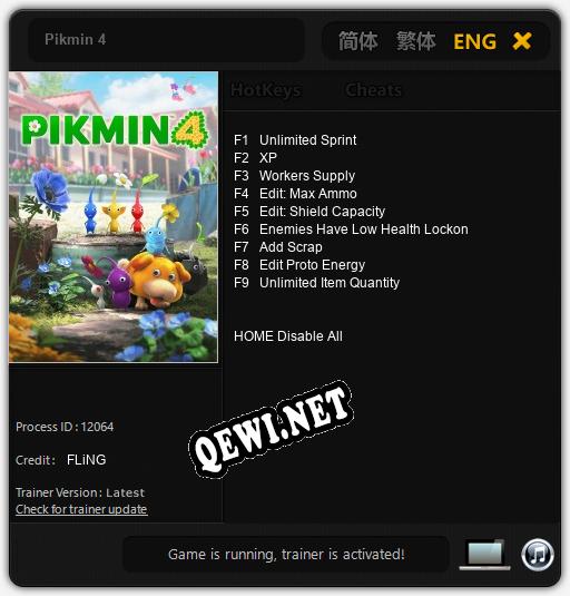Pikmin 4: Трейнер +9 [v1.4]
