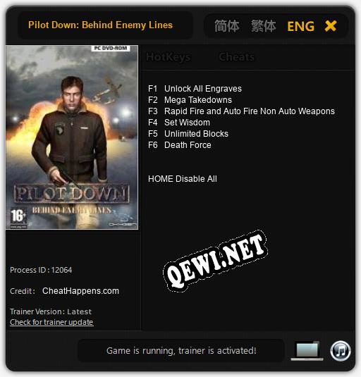 Pilot Down: Behind Enemy Lines: Трейнер +6 [v1.7]