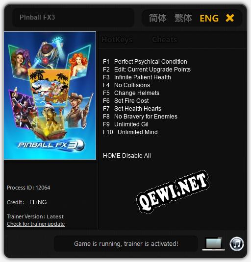 Pinball FX3: Читы, Трейнер +10 [FLiNG]