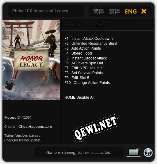 Pinball FX Honor and Legacy: ТРЕЙНЕР И ЧИТЫ (V1.0.49)