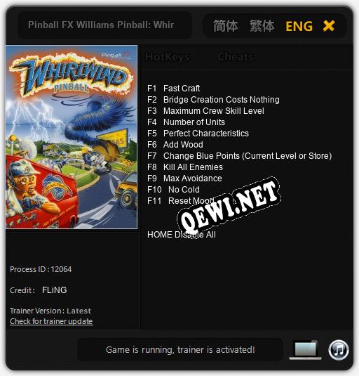 Pinball FX Williams Pinball: Whirlwind: ТРЕЙНЕР И ЧИТЫ (V1.0.17)