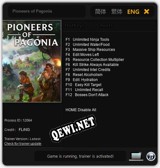 Трейнер для Pioneers of Pagonia [v1.0.5]