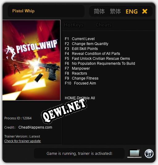Pistol Whip: ТРЕЙНЕР И ЧИТЫ (V1.0.59)