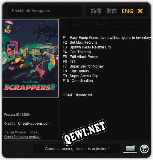 PixelJunk Scrappers: ТРЕЙНЕР И ЧИТЫ (V1.0.89)