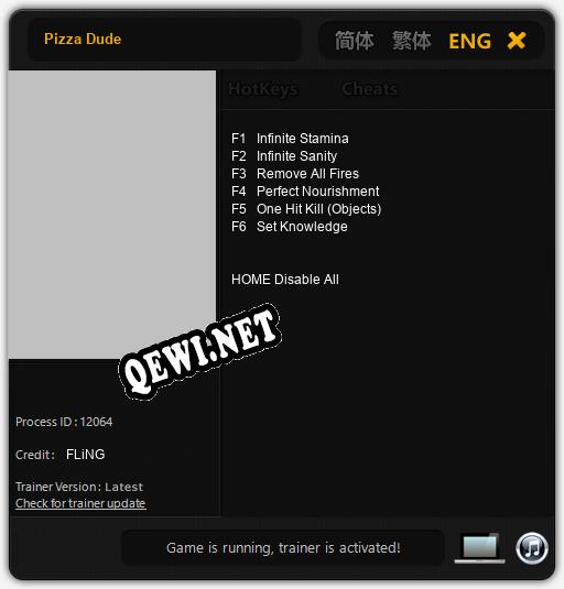 Pizza Dude: Трейнер +6 [v1.6]