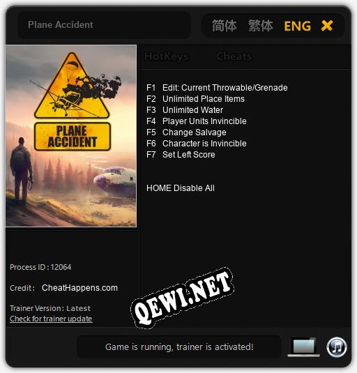 Plane Accident: Трейнер +7 [v1.8]