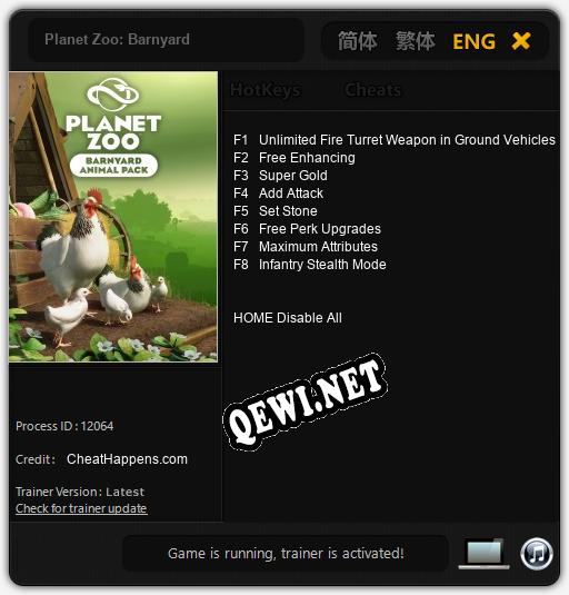 Planet Zoo: Barnyard: Читы, Трейнер +8 [CheatHappens.com]