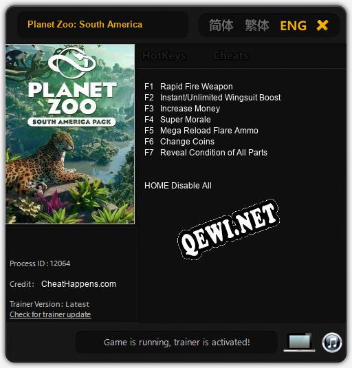 Planet Zoo: South America: ТРЕЙНЕР И ЧИТЫ (V1.0.49)