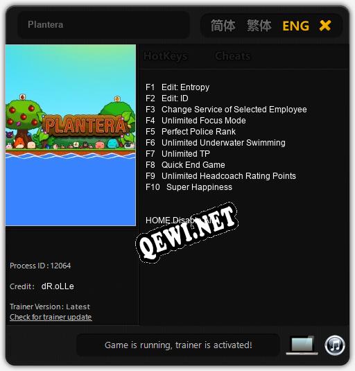 Plantera: Читы, Трейнер +10 [dR.oLLe]