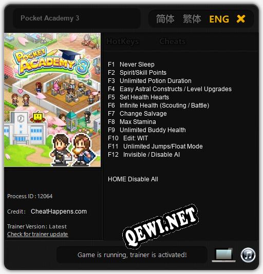 Pocket Academy 3: ТРЕЙНЕР И ЧИТЫ (V1.0.25)