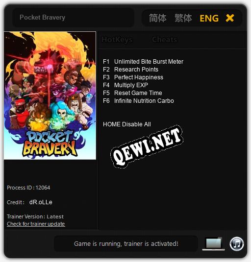 Трейнер для Pocket Bravery [v1.0.7]