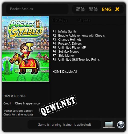 Pocket Stables: Читы, Трейнер +8 [CheatHappens.com]