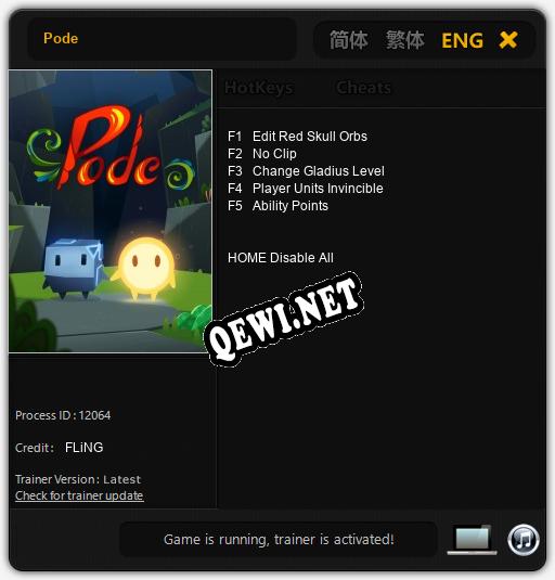 Трейнер для Pode [v1.0.3]