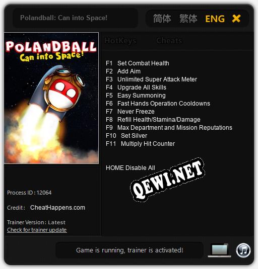 Polandball: Can into Space!: Читы, Трейнер +11 [CheatHappens.com]