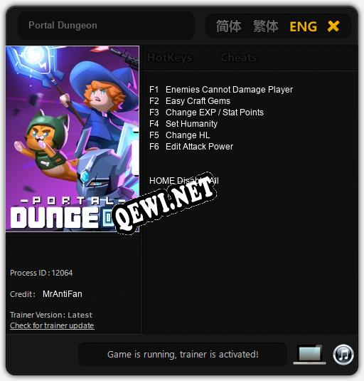 Трейнер для Portal Dungeon [v1.0.7]