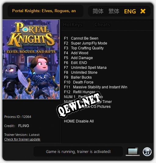 Portal Knights: Elves, Rogues, and Rifts: Трейнер +15 [v1.8]