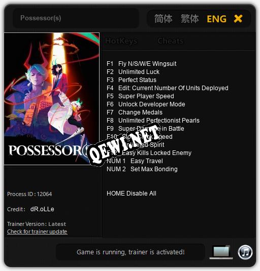 Possessor(s): Трейнер +14 [v1.8]