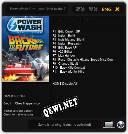 PowerWash Simulator Back to the Future: ТРЕЙНЕР И ЧИТЫ (V1.0.67)