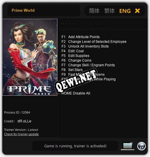 Prime World: Трейнер +10 [v1.9]