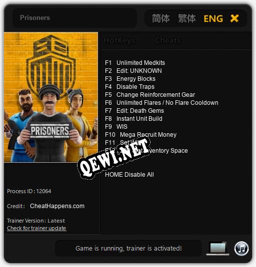 Prisoners: ТРЕЙНЕР И ЧИТЫ (V1.0.15)