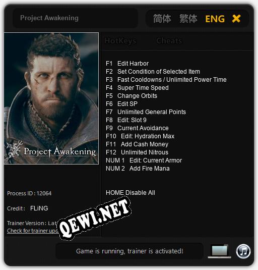 Project Awakening: Трейнер +14 [v1.5]