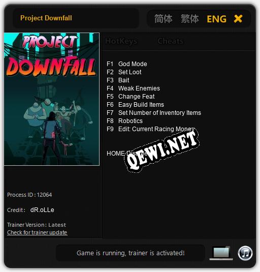 Project Downfall: Читы, Трейнер +9 [dR.oLLe]