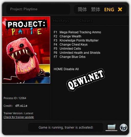 Project: Playtime: ТРЕЙНЕР И ЧИТЫ (V1.0.9)