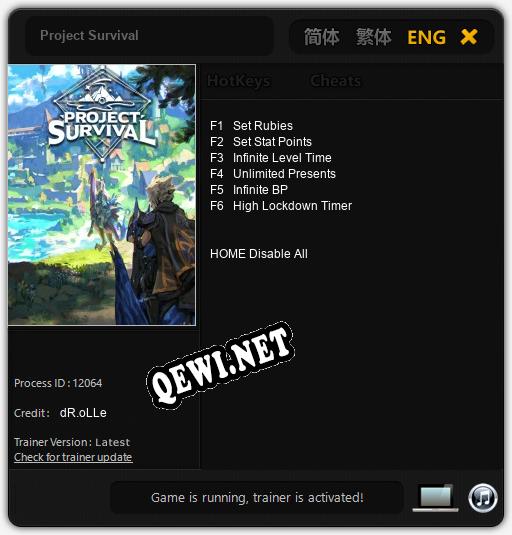 Project Survival: ТРЕЙНЕР И ЧИТЫ (V1.0.88)