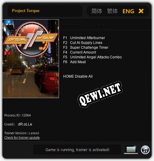 Project Torque: Читы, Трейнер +6 [dR.oLLe]