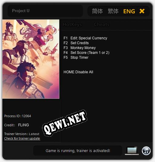 Project U: ТРЕЙНЕР И ЧИТЫ (V1.0.43)