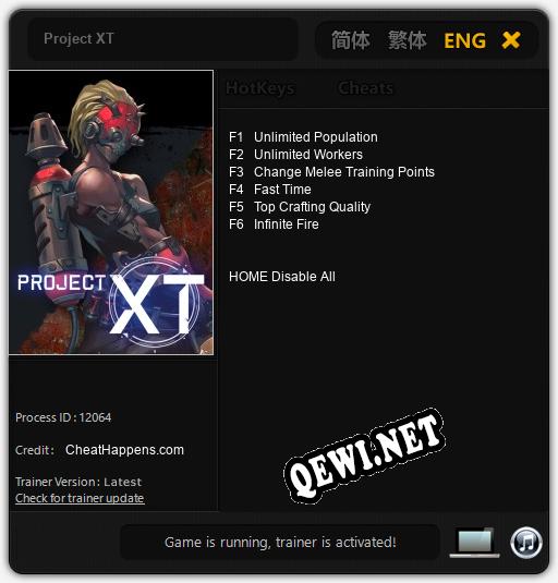 Project XT: Трейнер +6 [v1.9]