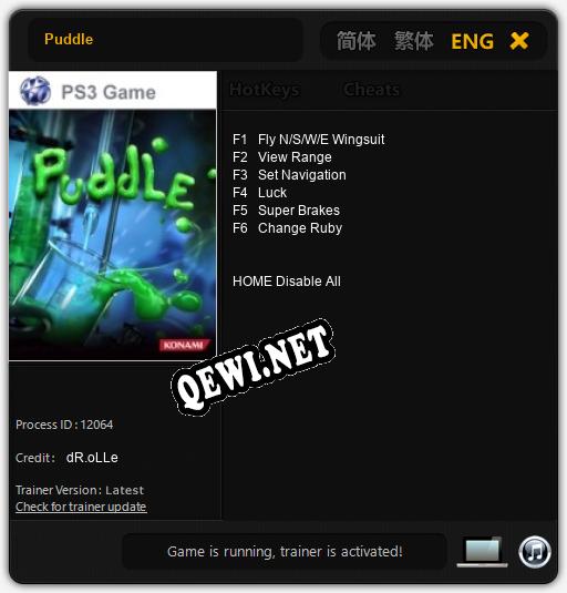 Puddle: Читы, Трейнер +6 [dR.oLLe]