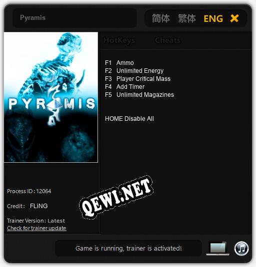 Pyramis: ТРЕЙНЕР И ЧИТЫ (V1.0.60)