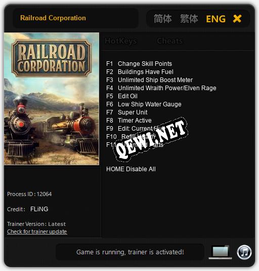 Railroad Corporation: ТРЕЙНЕР И ЧИТЫ (V1.0.25)