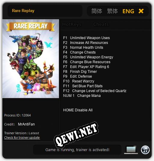 Rare Replay: Трейнер +13 [v1.2]