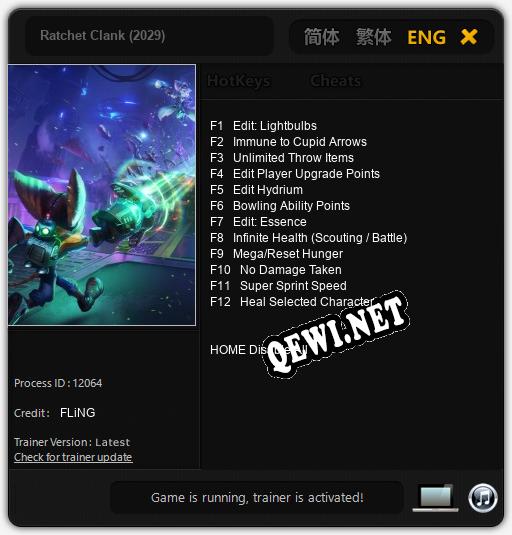Ratchet Clank (2029): Трейнер +12 [v1.7]