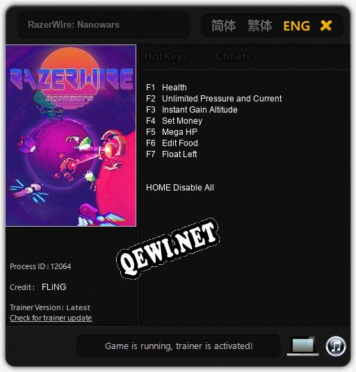 RazerWire: Nanowars: Читы, Трейнер +7 [FLiNG]