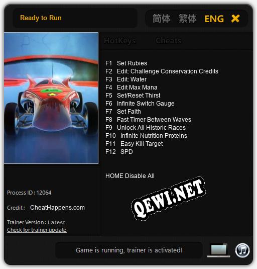 Трейнер для Ready to Run [v1.0.7]