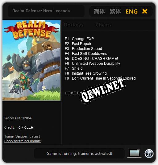 Realm Defense: Hero Legends: ТРЕЙНЕР И ЧИТЫ (V1.0.42)