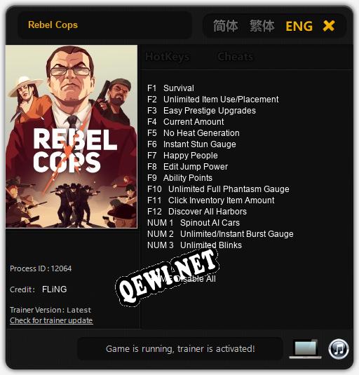 Rebel Cops: ТРЕЙНЕР И ЧИТЫ (V1.0.49)