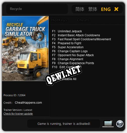 Recycle: Читы, Трейнер +10 [CheatHappens.com]