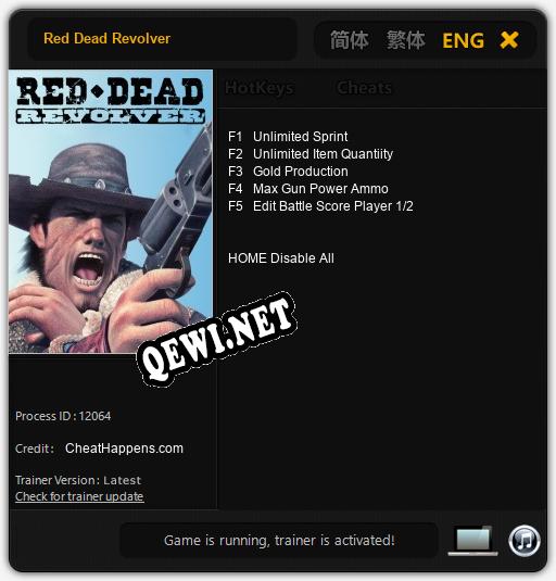 Red Dead Revolver: ТРЕЙНЕР И ЧИТЫ (V1.0.46)