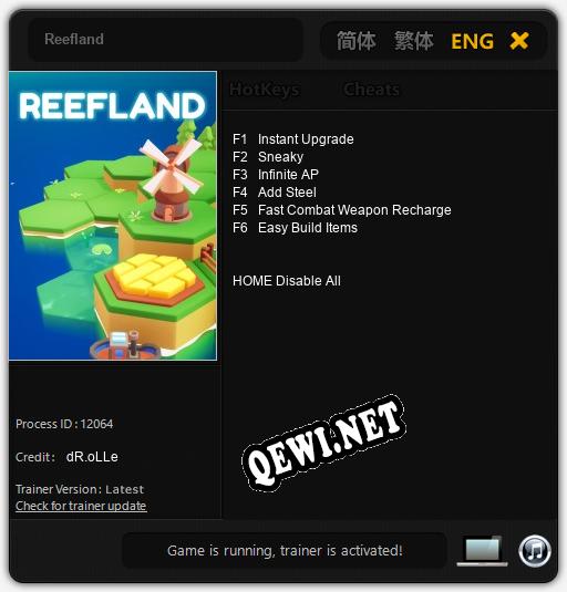 Reefland: Читы, Трейнер +6 [dR.oLLe]