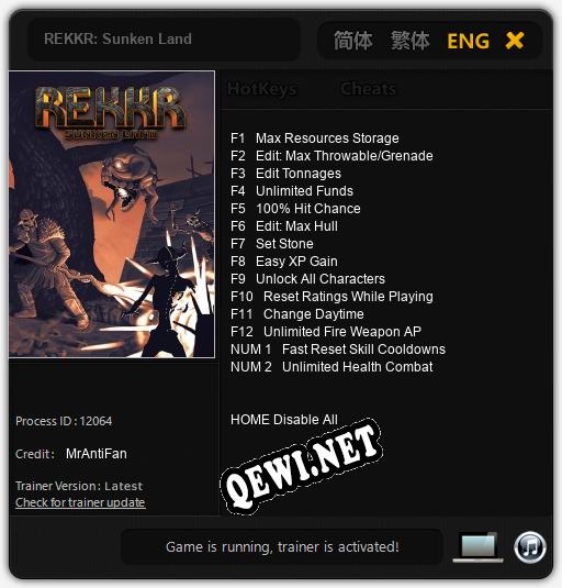 REKKR: Sunken Land: Трейнер +14 [v1.2]
