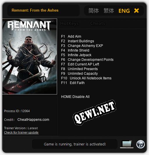 Remnant: From the Ashes: Трейнер +11 [v1.7]