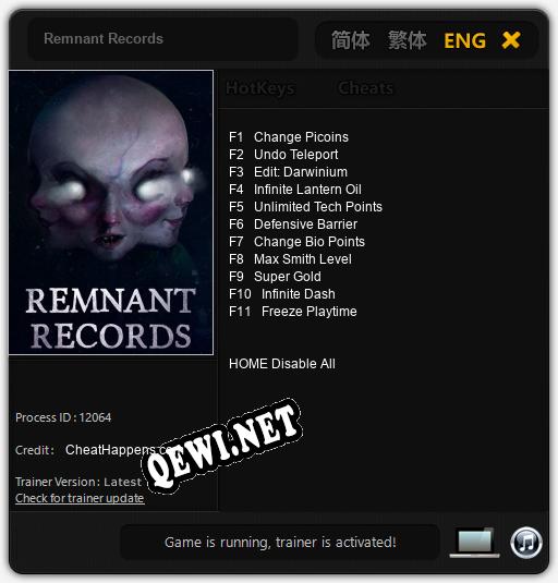 Remnant Records: ТРЕЙНЕР И ЧИТЫ (V1.0.57)