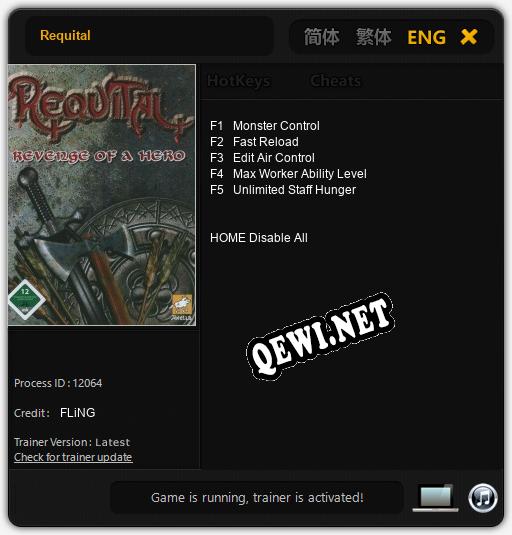 Трейнер для Requital [v1.0.2]